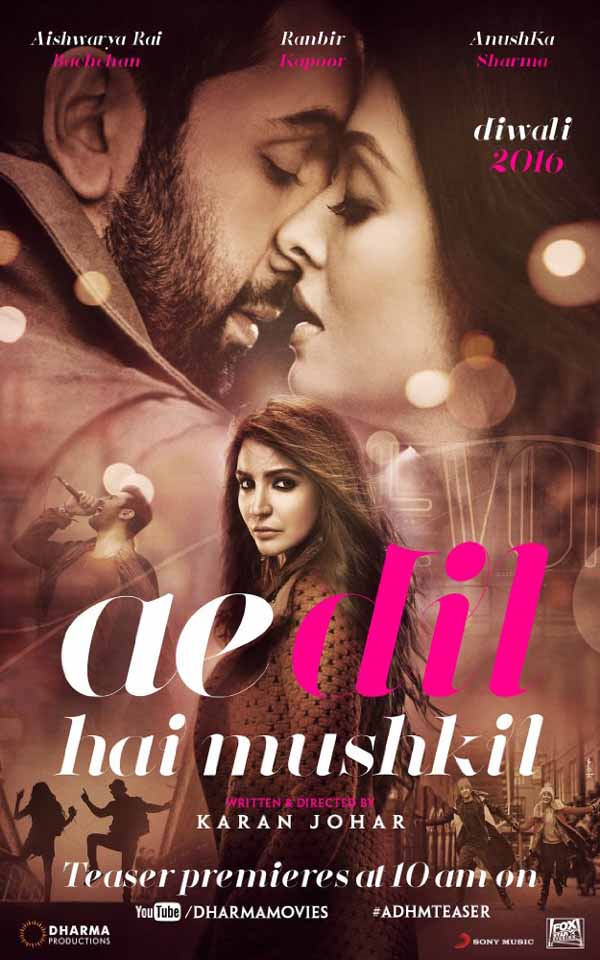 مشاهدة فيلم Ae Dil Hai Mushkil 2016 مترجم مشاهدة فيلم Ae Dil Hai Mushkil 2016 مترجم