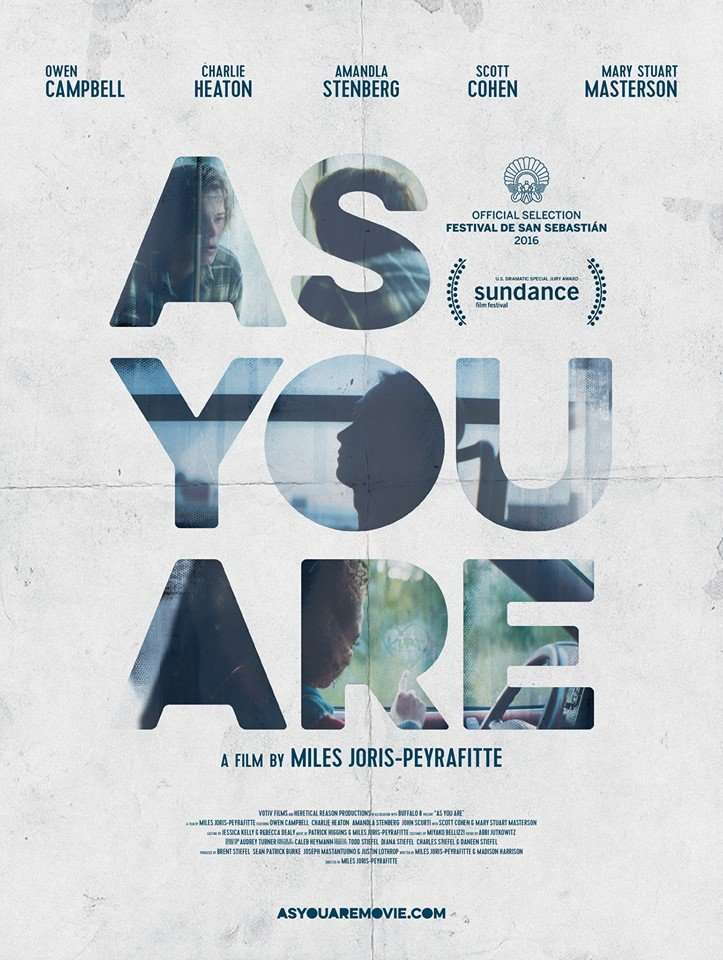 مشاهدة فيلم As You Are 2016 مترجم مشاهدة فيلم As You Are 2016 مترجم